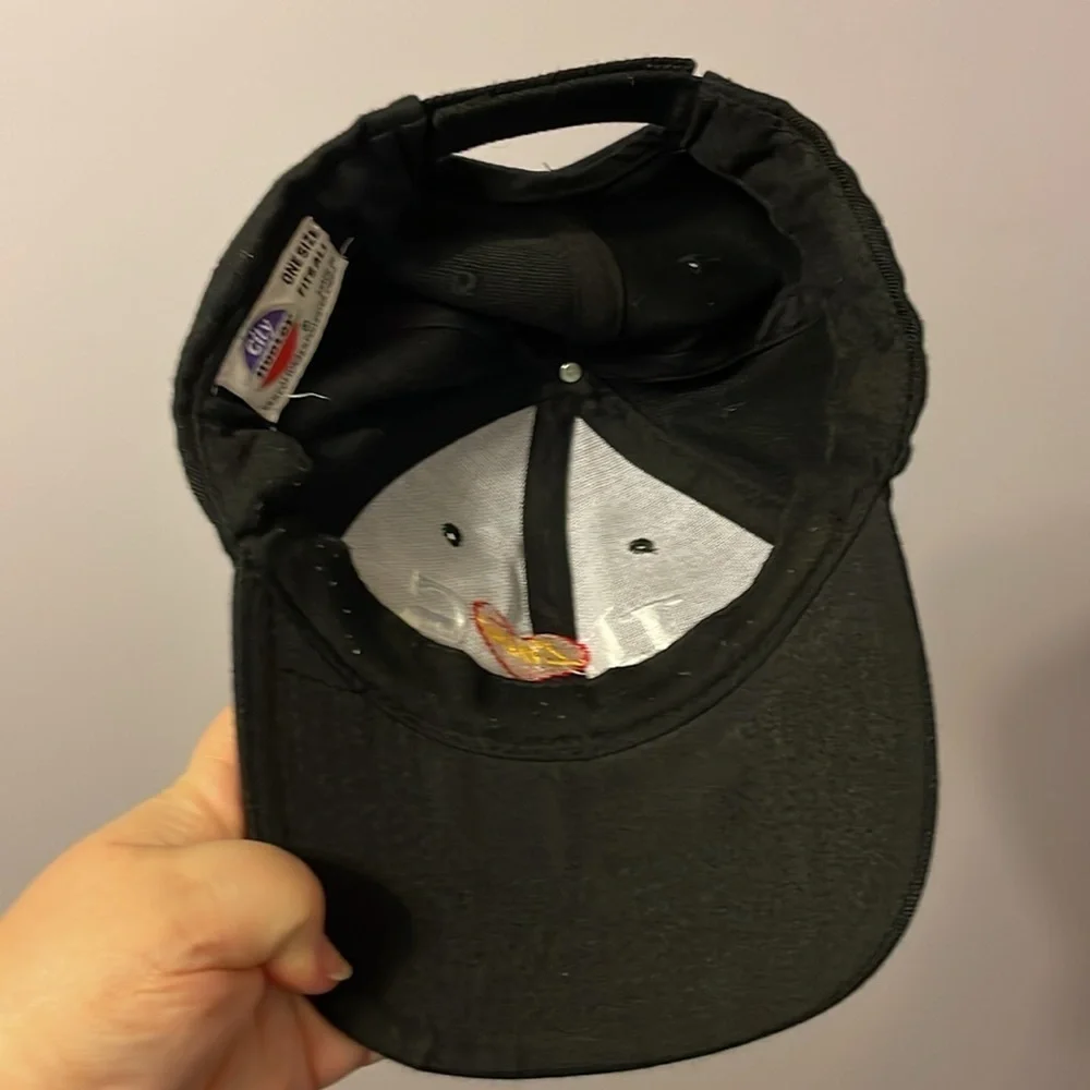 City Hunter I Love Jesus Black Embroidered Baseball Hat Cap OS